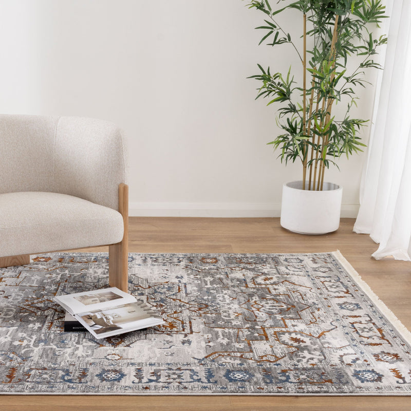 Bohemian Paradise Grey Multi Rug