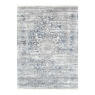 Bohemian Paradise Medalion Grey Blue Rug