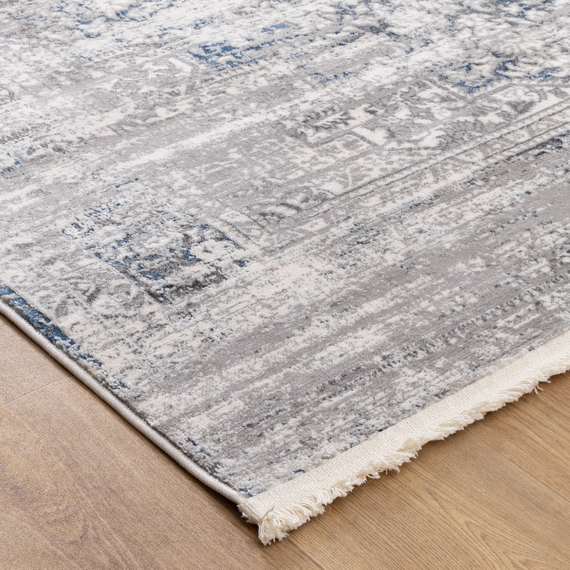 Bohemian Paradise Medalion Grey Blue Rug