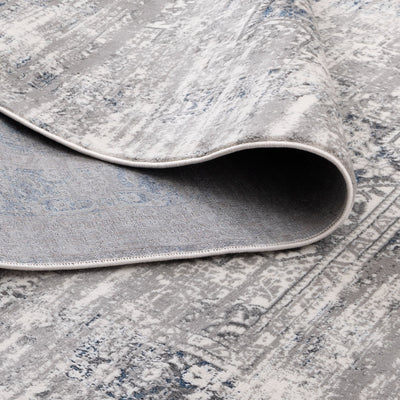 Bohemian Paradise Medalion Grey Blue Rug