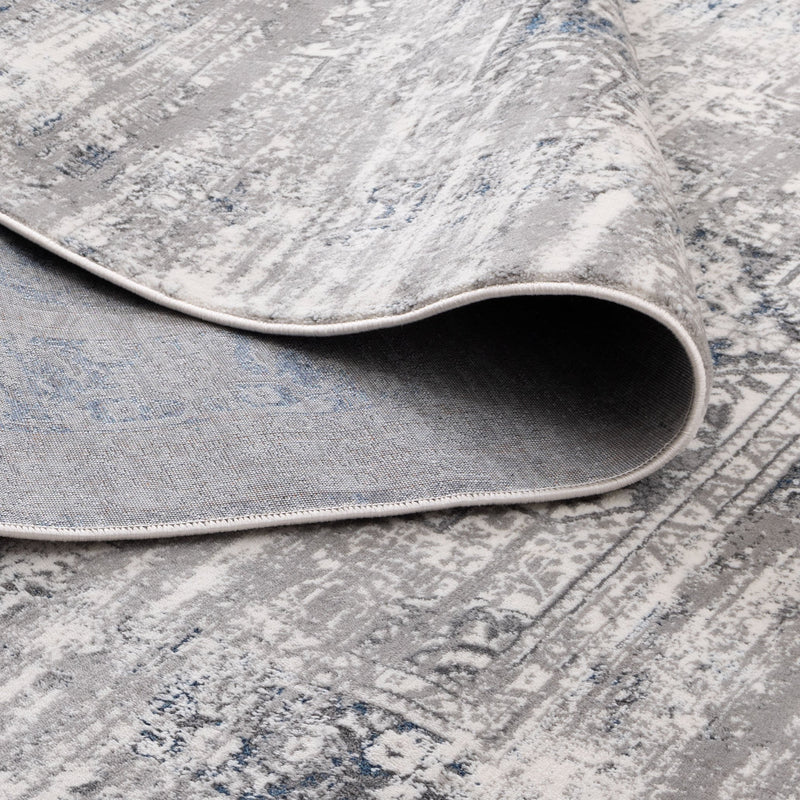 Bohemian Paradise Medalion Grey Blue Rug