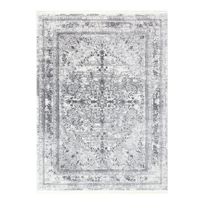 Bohemian Paradise Vintage Medalion Grey Rug
