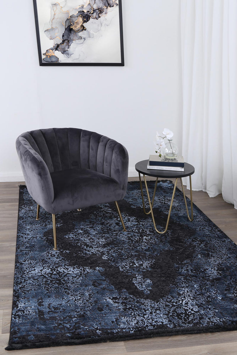 Milano Open Field Kerman Blue Rug