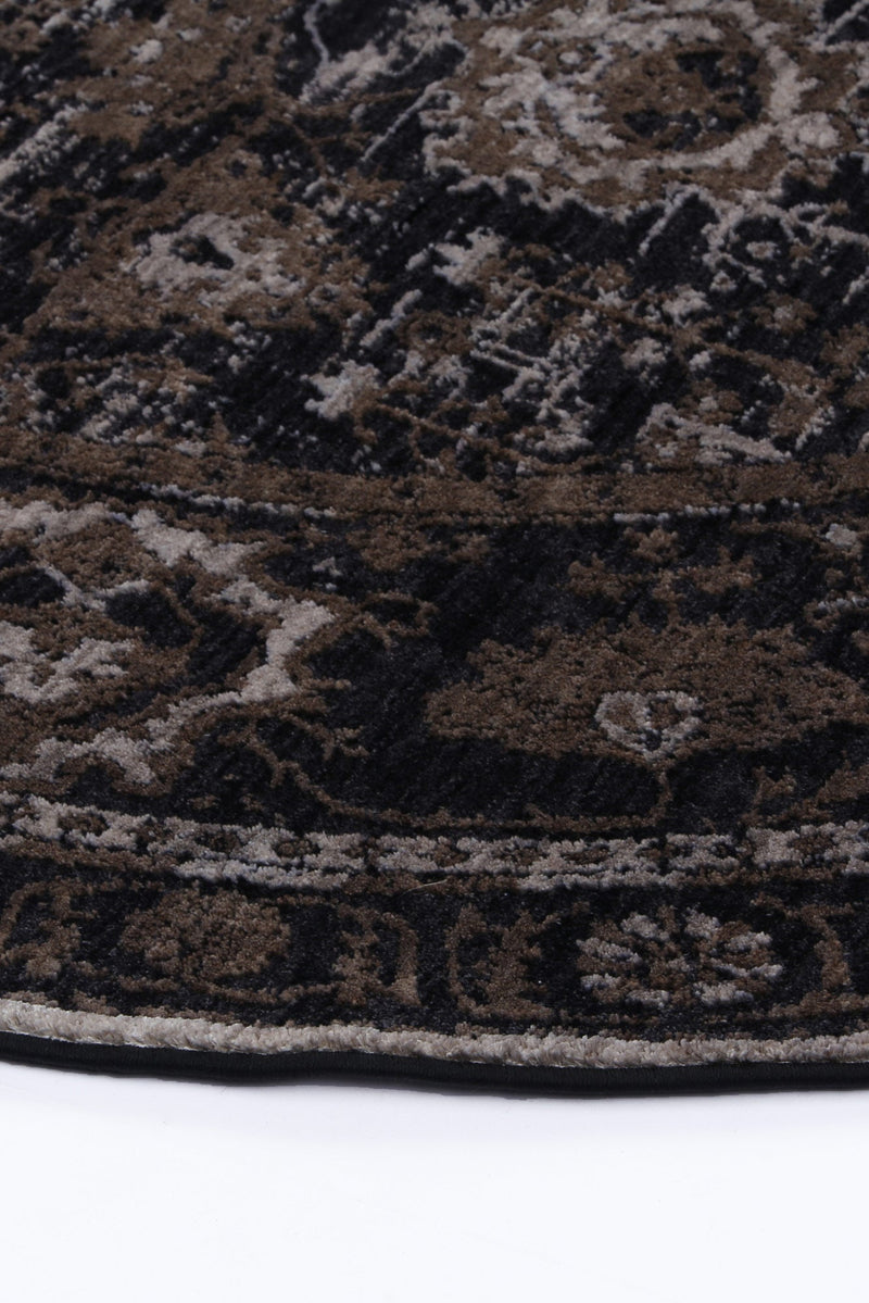 Milano Versa Grey Round Rug