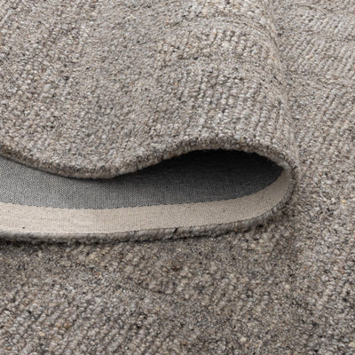 Oxley Pura Brown Grey Modern Wool Rug