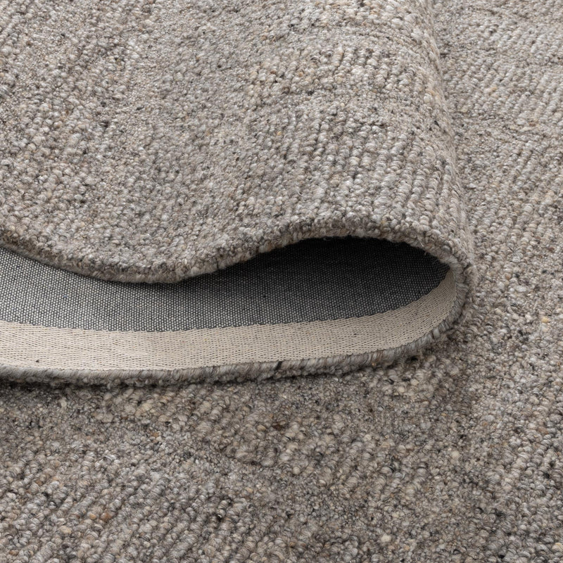 Oxley Pura Brown Grey Modern Wool Rug