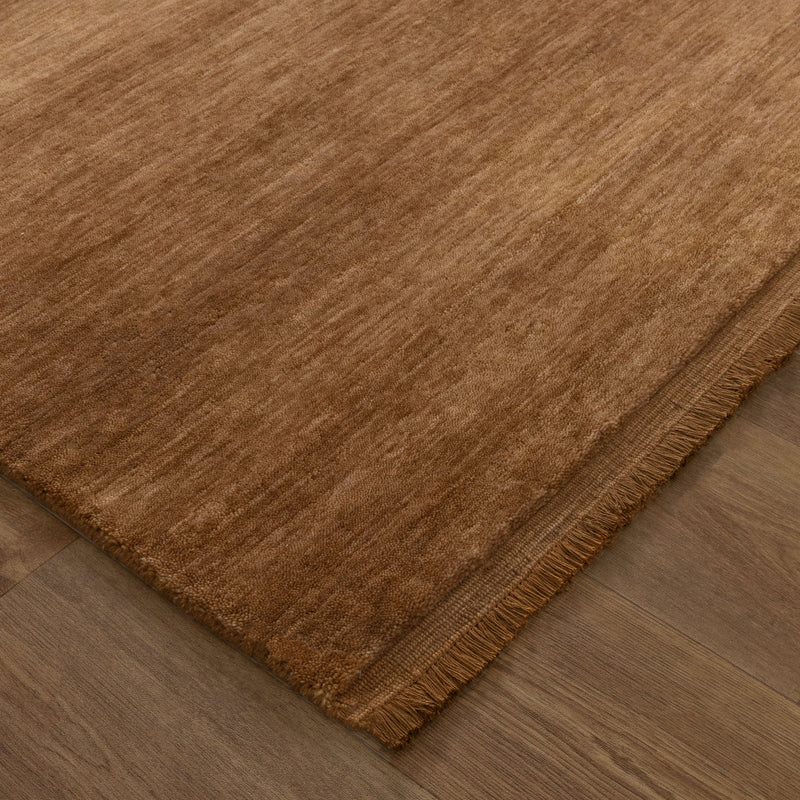 Giorgio Original Hand-Knotted Butterscotch Wool Rug