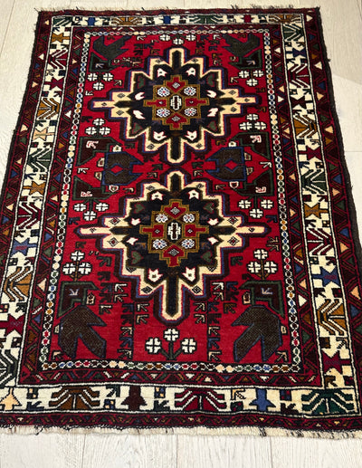 Baluchi Afghan Handmade Tribal Wool Rug (STK550-1621) 133X90CM, Rugs Online Rugs Sydney Australia, www.rugsonlinerugs.com.au