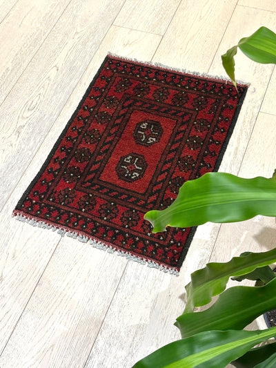 Bokhara Afghan Akhche Tribal Rug (STK550-1516) 64X48CM, Rugs Online Rugs Sydney Australia, www.rugsonlinerugs.com.au