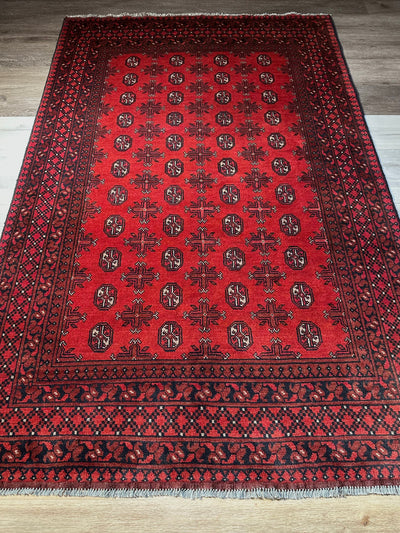 Bokhara Afghan Akhche Tribal Rug (STK550-2118) 244X157CM, Rugs Online Rugs Sydney Australia, www.rugsonlinerugs.com.au