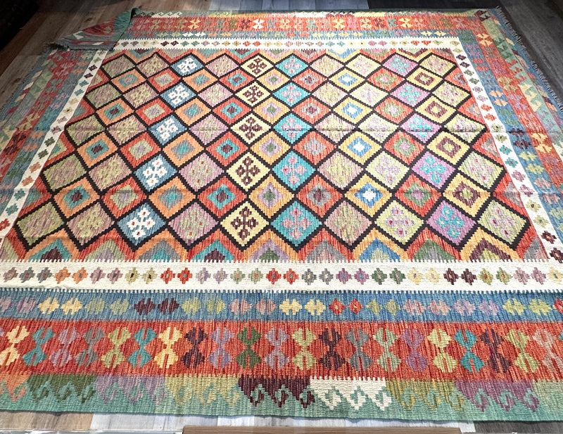 Kilim Chobi Handmade Multi Wool Rug (STK550-2028) 358X272CM