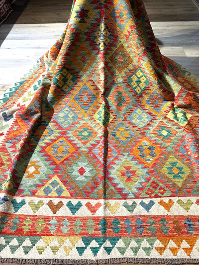 Kilim Chobi Handmade Multi Wool Rug (STK550-2116) 344X260CM
