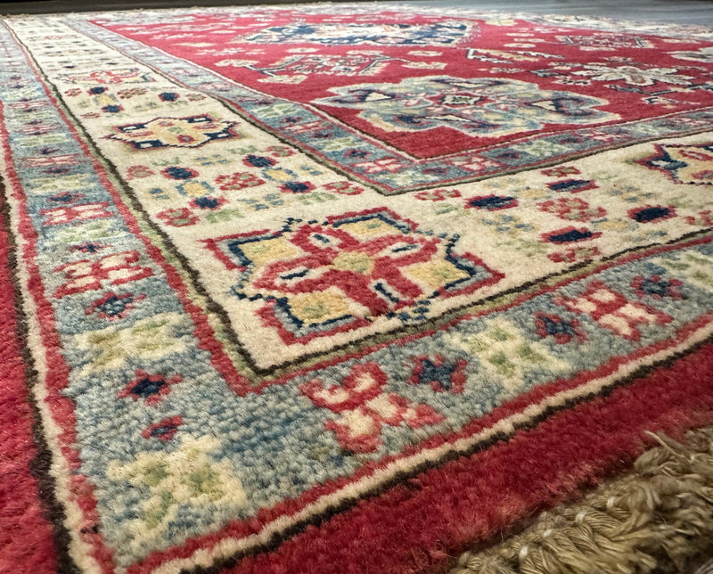 Kazak Tribal Handmade Veggie Dye Rug (550-2067) 175x120cm