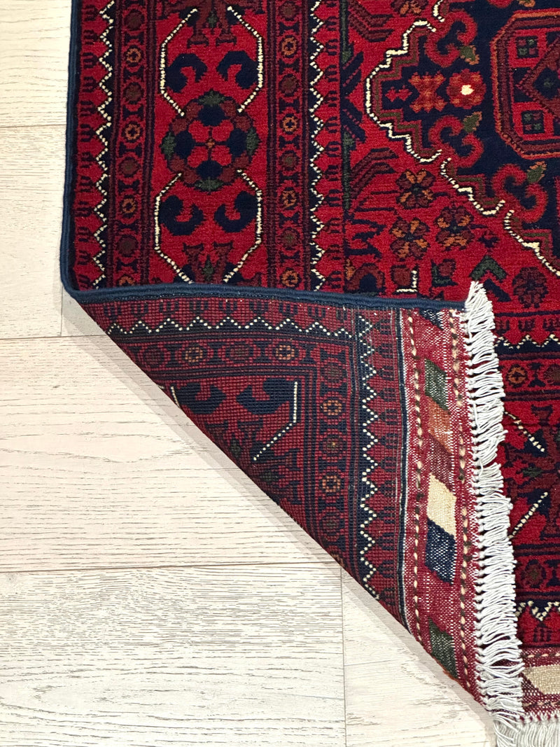 Kamyab Afghan Fine Handmade Tribal Wool Runner Rug (550-2089) 494X80cm