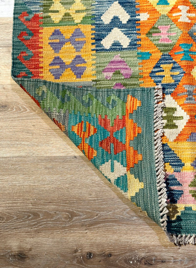 Kilim Chobi Handmade Multi Wool Rug (STK550-2060) 294X203CM