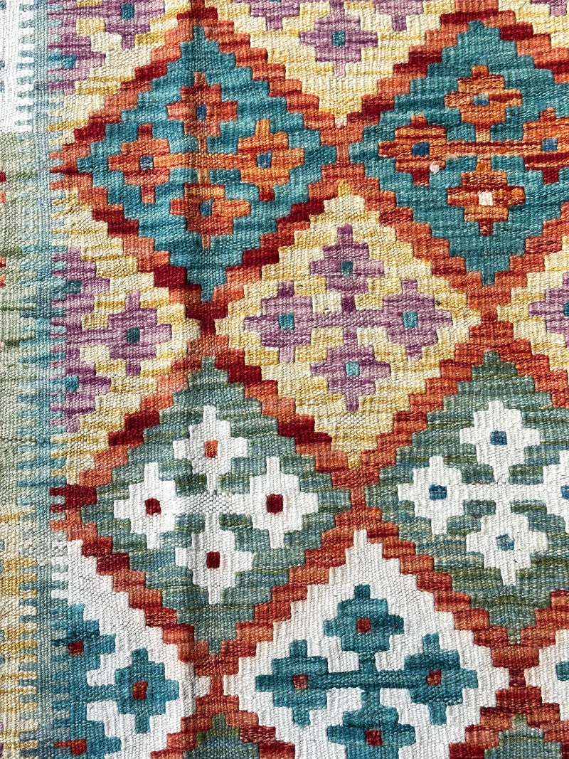 Kilim Chobi Handmade Multi Wool Rug (STK550-2109) 195X154CM