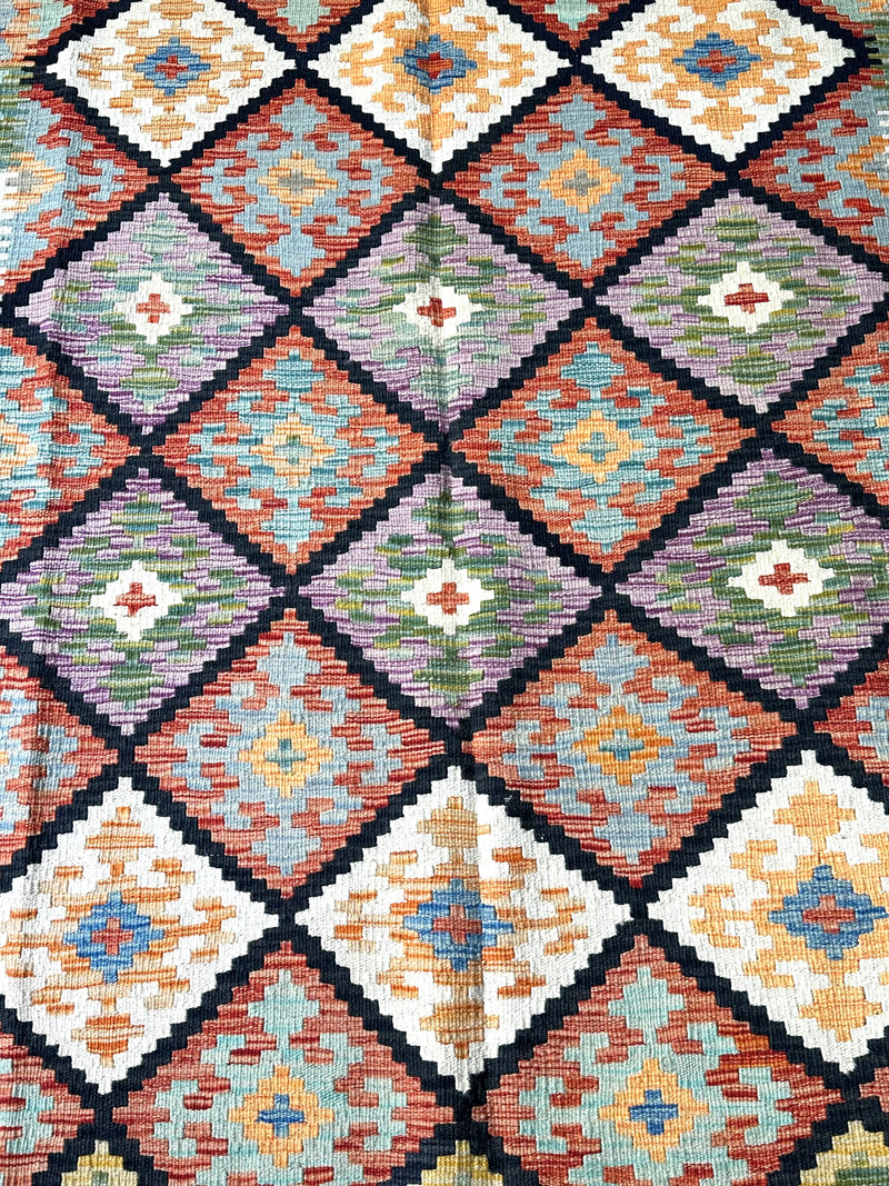 Kilim Chobi Handmade Multi Wool Rug (STK550-2117) 240X163CM