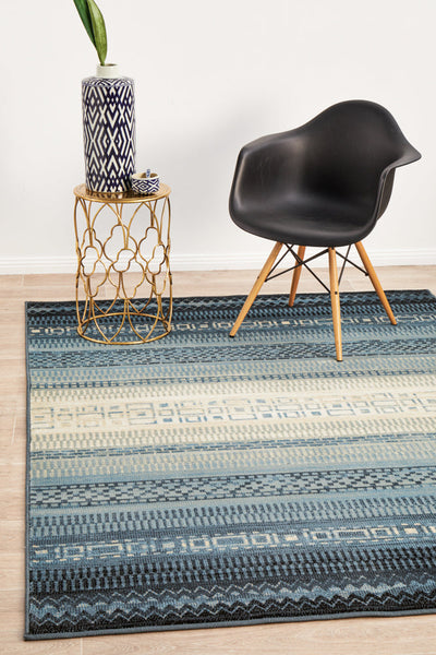 Sally Stripe Blue Rug, Rugs Online Rugs Sydney Australia, www.rugsonlinerugs.com.au