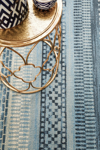 Sally Stripe Blue Rug, Rugs Online Rugs Sydney Australia, www.rugsonlinerugs.com.au