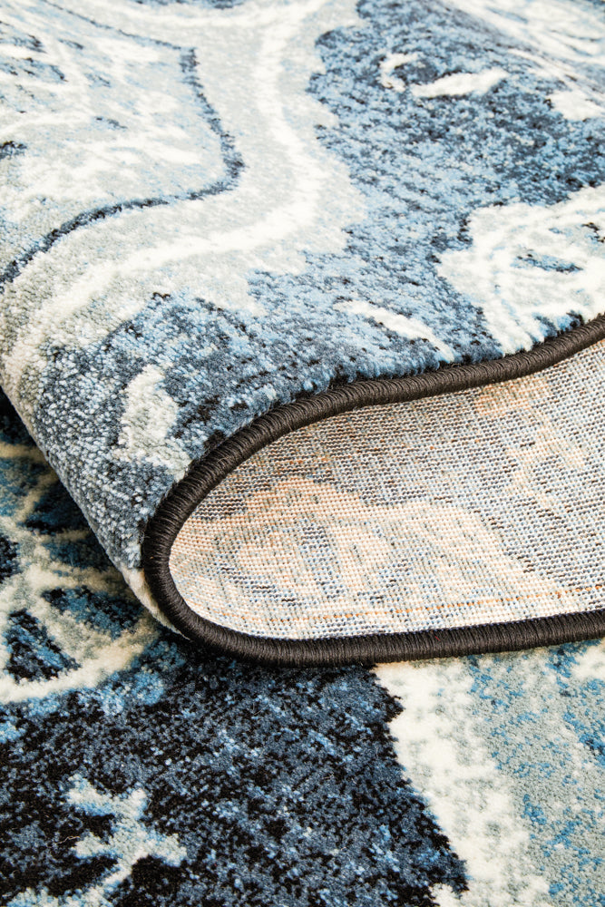 Sally Moroccan Navy Rug