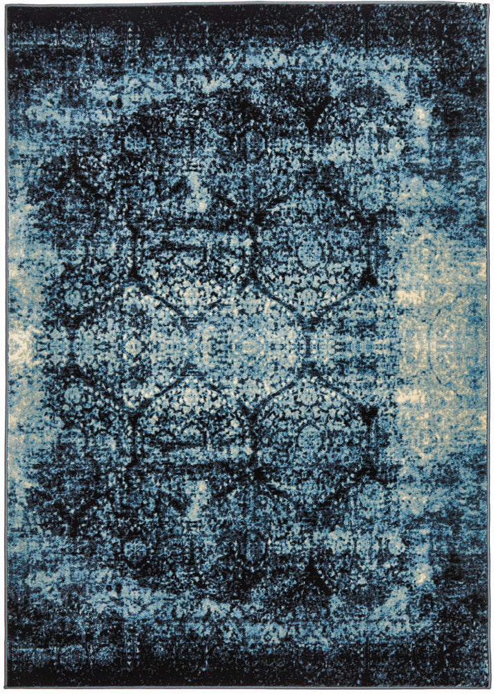 Sally Morgan Distressed Navy Rug, Rugs Online Rugs Sydney Australia, www.rugsonlinerugs.com.au