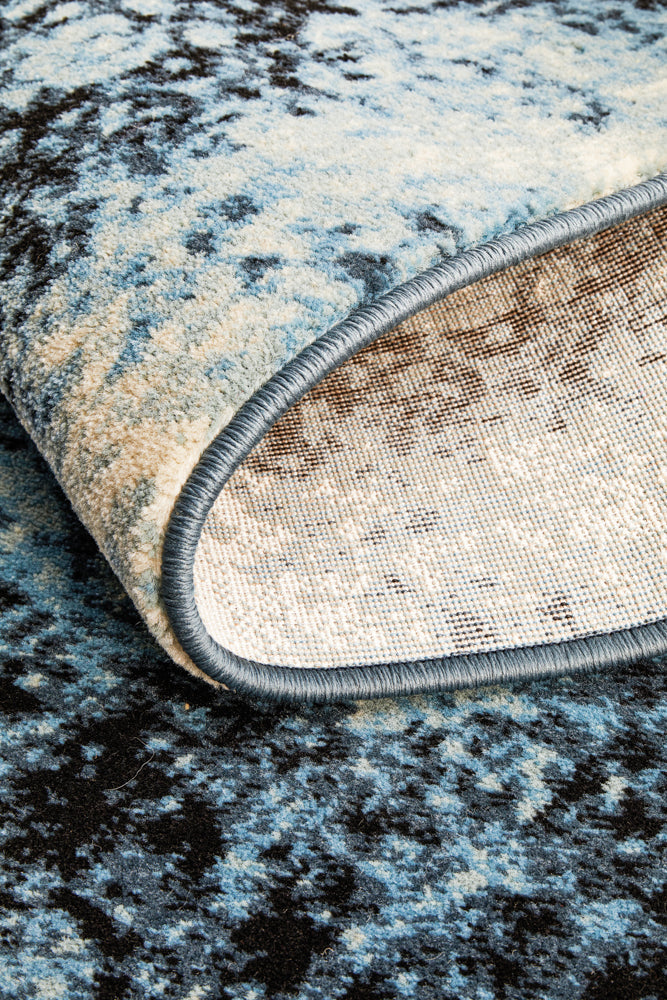 Sally Morgan Distressed Navy Rug