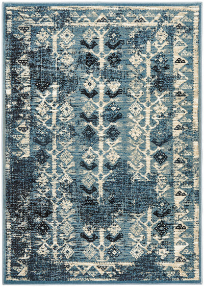 Sally Baktiyari Blue Rug, Rugs Online Rugs Sydney Australia, www.rugsonlinerugs.com.au