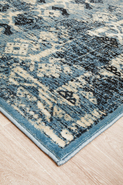 Sally Baktiyari Blue Rug