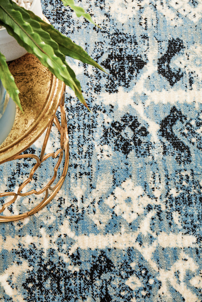 Sally Baktiyari Blue Rug, Rugs Online Rugs Sydney Australia, www.rugsonlinerugs.com.au