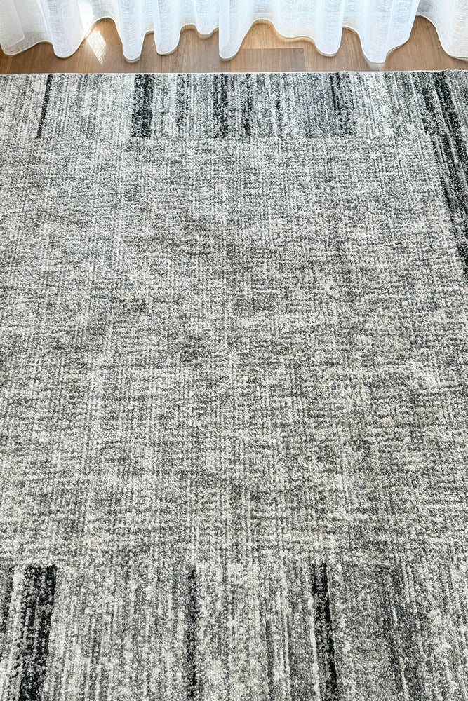 Ibiza Rio Light Grey Cream Rug