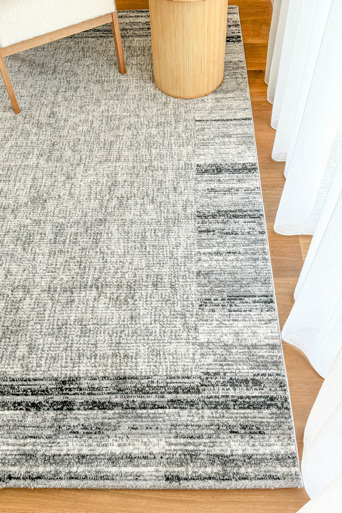 Ibiza Rio Light Grey Cream Rug