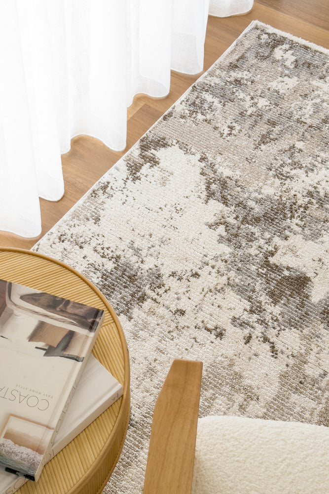 Ibiza Mist Cream Brown Rug