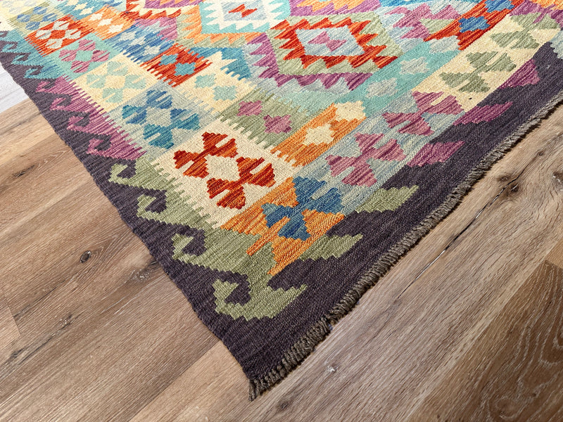 Kilim Chobi Handmade Multi Wool Rug (STK550-2054) 298X189CM, Rugs Online Rugs Sydney Australia, www.rugsonlinerugs.com.au