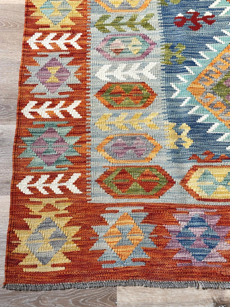 Kilim Chobi Handmade Multi Wool Rug (STK550-2098) 285X202CM