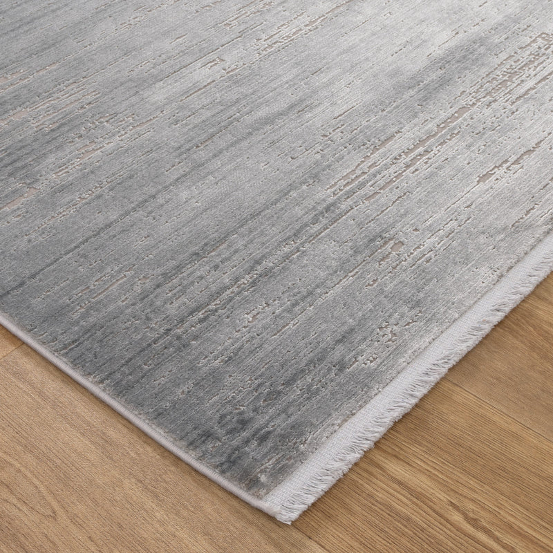 Castle Distressed Sleek 1 Grey Rug