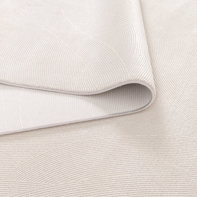 Castle Geometric Sleek Lines 3 White Rug