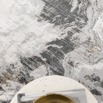 Castle River Marble 4 Grey Rug