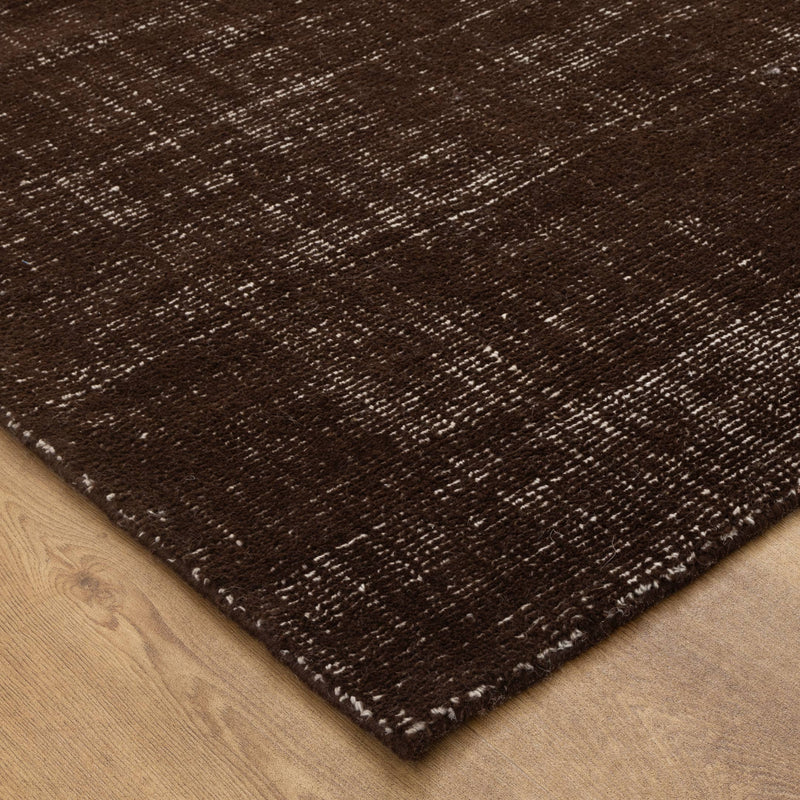 Hayat Loom Chocolate Brown Indoor Outdoor Rug