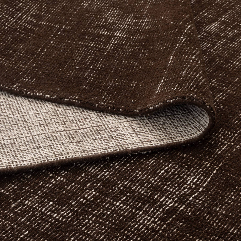 Hayat Loom Chocolate Brown Indoor Outdoor Rug