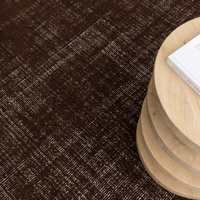 Hayat Loom Chocolate Brown Indoor Outdoor Rug