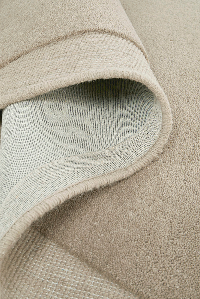 Cleo Latte Pure NZ Wool Rug