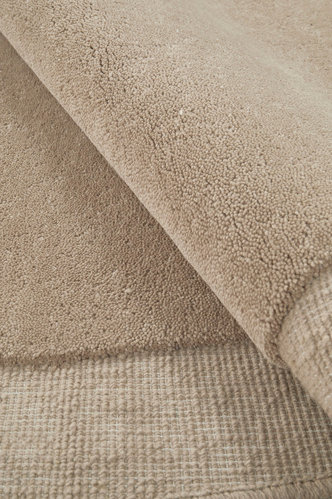 Cleo Latte Pure NZ Wool Rug