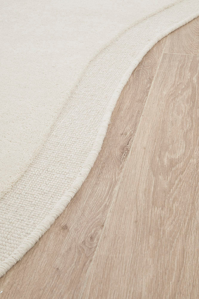 Cleo Milk Pure NZ Wool Rug