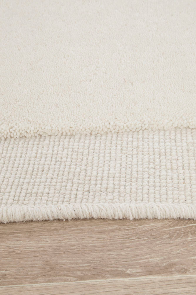 Cleo Milk Pure NZ Wool Rug