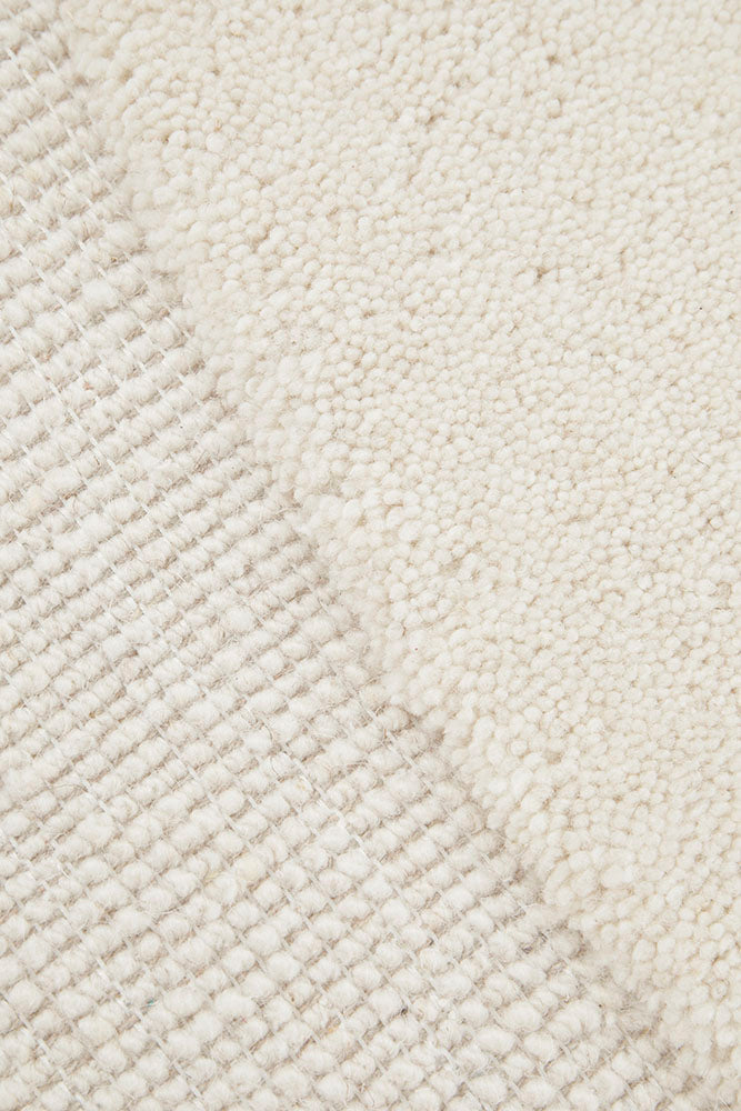 Cleo Milk Pure NZ Wool Rug