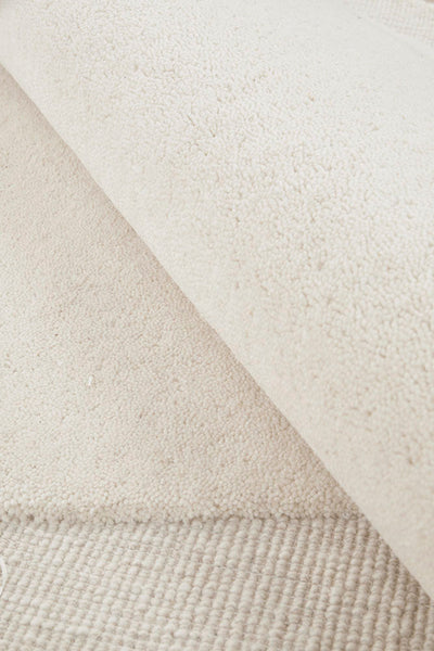 Cleo Milk Pure NZ Wool Rug