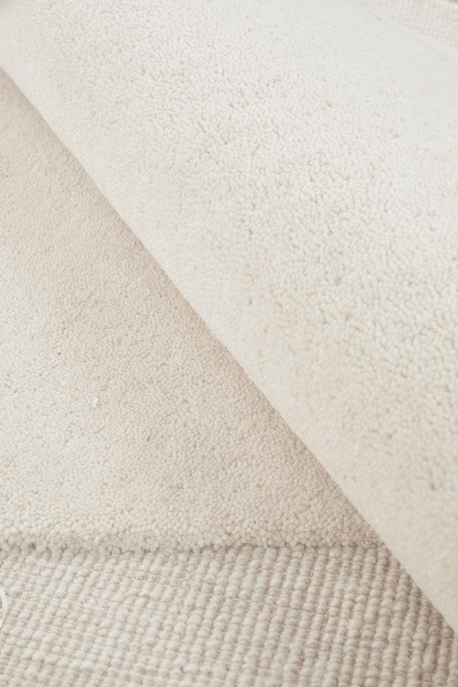 Cleo Milk Pure NZ Wool Rug