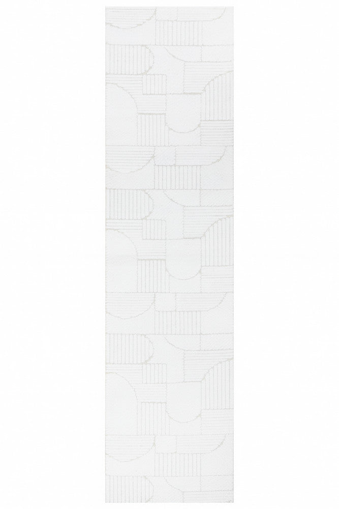 Forum Retro Beige Runner Rug