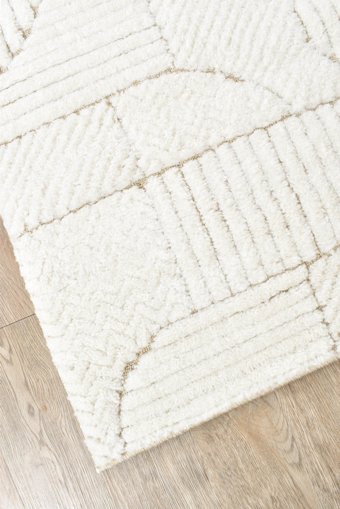 Forum Retro Beige Runner Rug