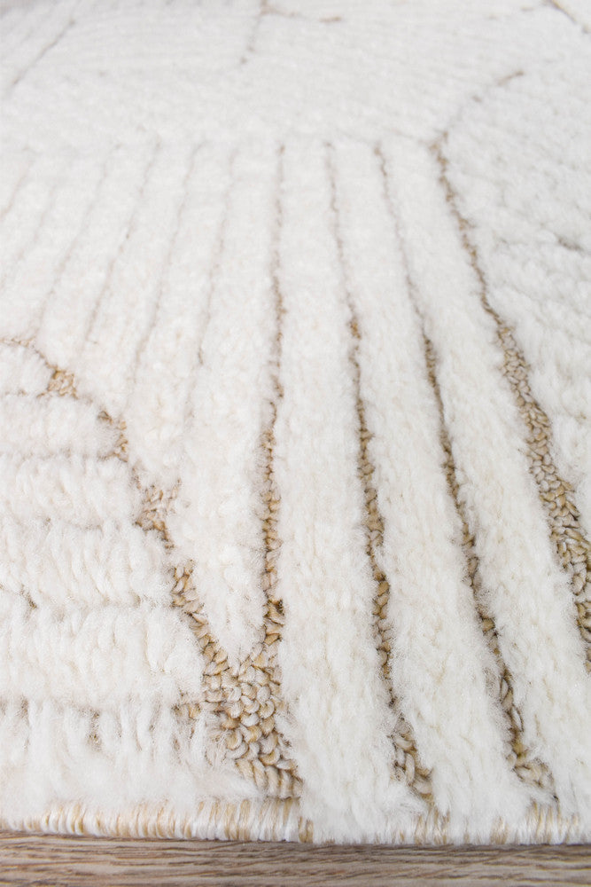 Forum Retro Beige Runner Rug
